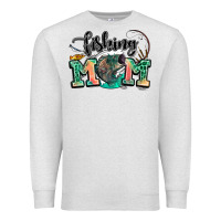 Oatmeal Heather fishing mom Premium Sweatshirt - LillyAllenDesigns