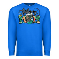 True Royal fishing mom Premium Sweatshirt - LillyAllenDesigns