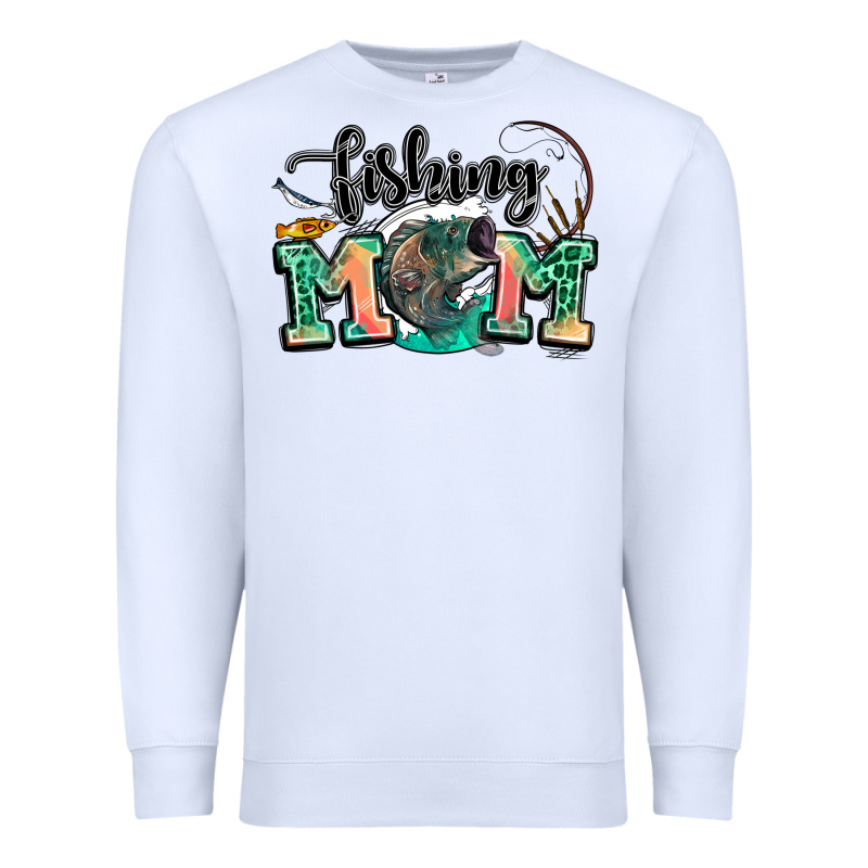 Fishing Mom Premium Sweatshirt by LillyAllenDesigns | Teevron