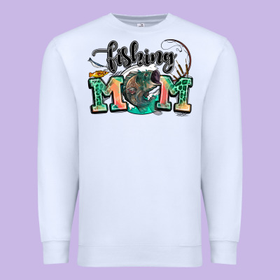 Fishing Mom Premium Sweatshirt Designed By Lillyallendesigns