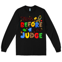 Black think before you judge Long Sleeve Tee - JahusDesignShop