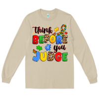 Mushroom think before you judge Long Sleeve Tee - JahusDesignShop