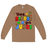 Toasted Coconut think before you judge Long Sleeve Tee - JahusDesignShop