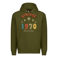 Army Green Vintage 1970 Limited Edition Premium Hoodie - Bettercallsaul