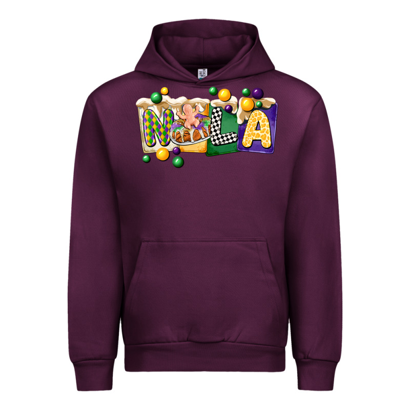 Nola Cake Mardi Gras Urban Hoodie by CowGirlArtShop | Teevron