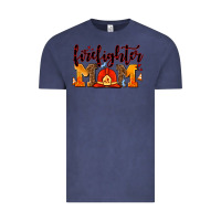 Vintage Denim firefighter  mom Vintage Tee - AdoDesignShop