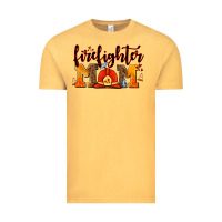 Vintage Mustard firefighter  mom Vintage Tee - AdoDesignShop