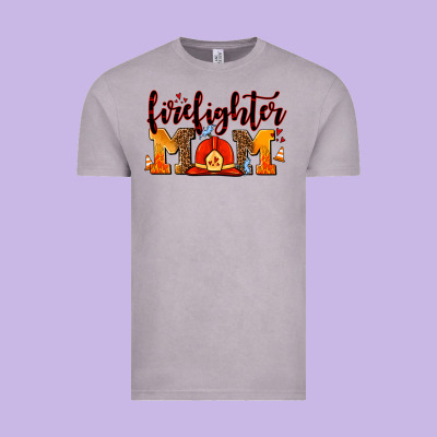 Firefighter  Mom Vintage Tee Designed By Adodesignshop