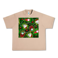 Burro christmas gnomes seamless pattern Urban Heavy Tee - BundleAndBundleShop