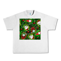 Lunar Rock christmas gnomes seamless pattern Urban Heavy Tee - BundleAndBundleShop