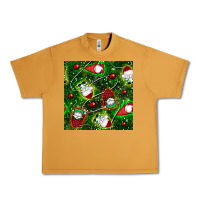 Peanut Butter christmas gnomes seamless pattern Urban Heavy Tee - BundleAndBundleShop