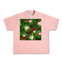 Salmon christmas gnomes seamless pattern Urban Heavy Tee - BundleAndBundleShop