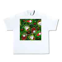 White christmas gnomes seamless pattern Urban Heavy Tee - BundleAndBundleShop