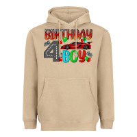 Mushroom birthday boy 4 Heavyweight Hoodie - BundleAndBundleShop
