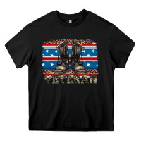 Black armed forces day veteran Heavy Core Tee - Artiststas