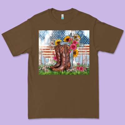 Christian Western Premium Tee Designed By Zillion Design Studio