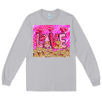 Moon Dust love gnome with bear Long Sleeve Tee - NancyCooperArtShop