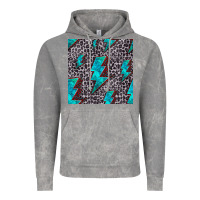 Cloud Rock turquoise lightning bolt seamless pattern Vintage Hoodie - HRA Design Shop