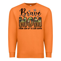 Carrot brave mom from son up to son down Premium Sweatshirt - LillyAllenDesigns