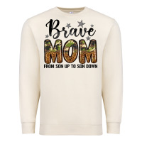 Sandshell brave mom from son up to son down Premium Sweatshirt - LillyAllenDesigns