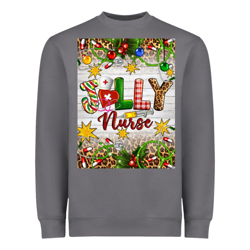 Christmas Jolly Nurse Heavyweight Sweatshirt by Artiststas | Teevron