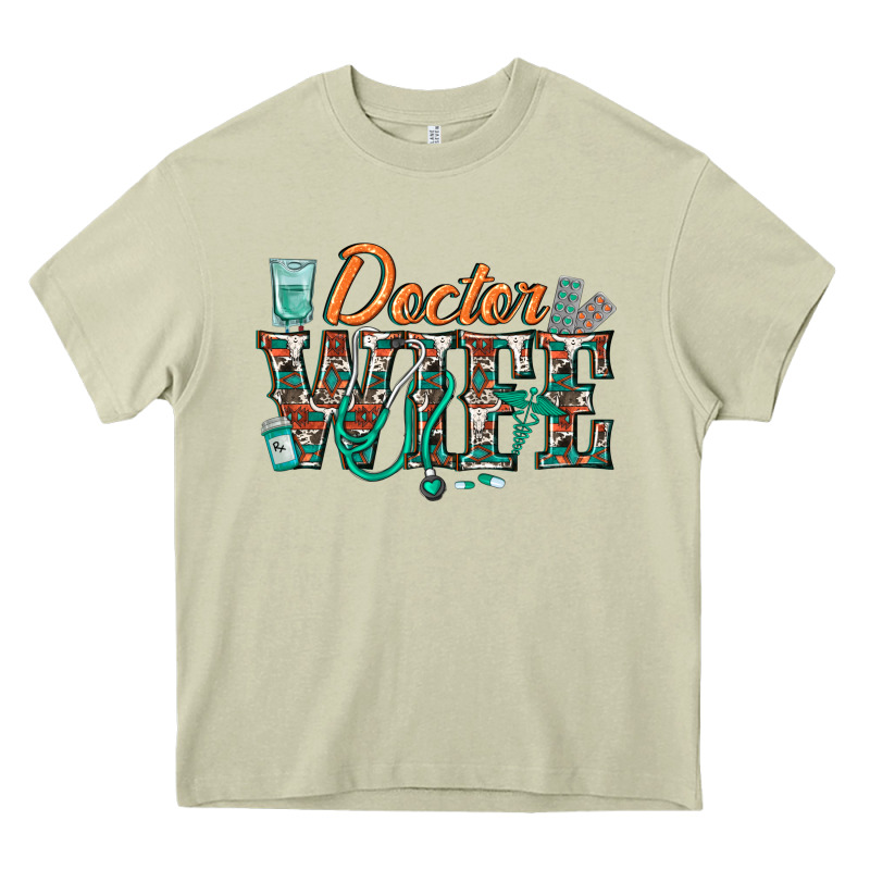 Doctor Wife Heavy Core Tee by texasbilliewilder | Teevron