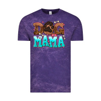 Cloud Purple dog mama Vintage Tee - AdoDesignShop