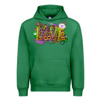 Emerald mardi gras love nurse Urban Hoodie - CowGirlArtShop