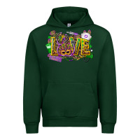 Forest Green mardi gras love nurse Urban Hoodie - CowGirlArtShop