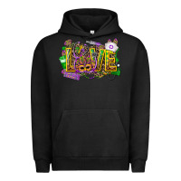 Pigment Black mardi gras love nurse Urban Hoodie - CowGirlArtShop