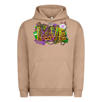Pigment Burro mardi gras love nurse Urban Hoodie - CowGirlArtShop