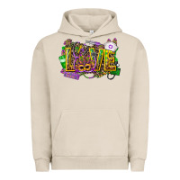 Pigment French Oak mardi gras love nurse Urban Hoodie - CowGirlArtShop