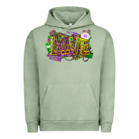 Pigment Oil Green mardi gras love nurse Urban Hoodie - CowGirlArtShop