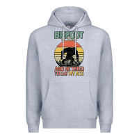 Heather Grey Bigfoot is real and he tried to eat my ass Premium Hoodie - Bettercallsaul