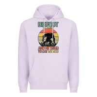 Lilac Bigfoot is real and he tried to eat my ass Premium Hoodie - Bettercallsaul