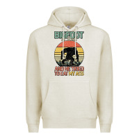Oatmeal Heather Bigfoot is real and he tried to eat my ass Premium Hoodie - Bettercallsaul