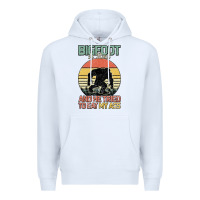 White Bigfoot is real and he tried to eat my ass Premium Hoodie - Bettercallsaul