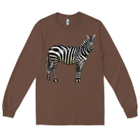 Chestnut zebra Long Sleeve Tee - LillyAllenDesigns