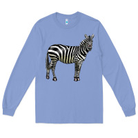 Colony Blue zebra Long Sleeve Tee - LillyAllenDesigns