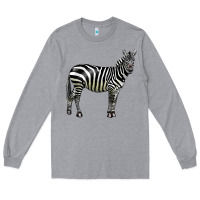 Heather Grey zebra Long Sleeve Tee - LillyAllenDesigns