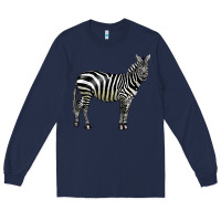 Navy zebra Long Sleeve Tee - LillyAllenDesigns