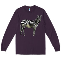 Plum zebra Long Sleeve Tee - LillyAllenDesigns