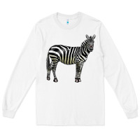White zebra Long Sleeve Tee - LillyAllenDesigns