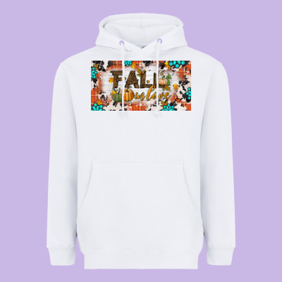 Fall In Love License Plate Heavyweight Hoodie Designed By Bundleandbundleshop