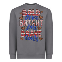 Storm bold stripes bright stars brave hearts Heavyweight Sweatshirt - JahusDesignShop