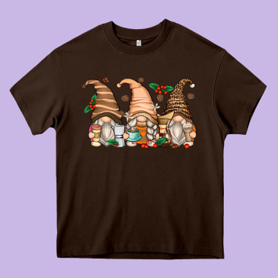Heavy Core Tee coffee gnomes