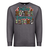 Charcoal Heather first my mother forever my friend Premium Sweatshirt - LillyAllenDesigns