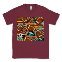 Burgundy football tumbler Classic Tee - Artiststas
