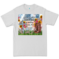Dove Grey christian western american made country raised Premium Tee - Zillion Design Studio