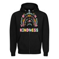 Black choose kindness Zipper Hoodie - MaliasSmallBusiness